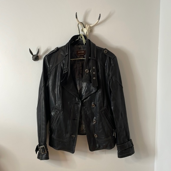 Danier Jackets & Blazers - Danier genuine black leather coat